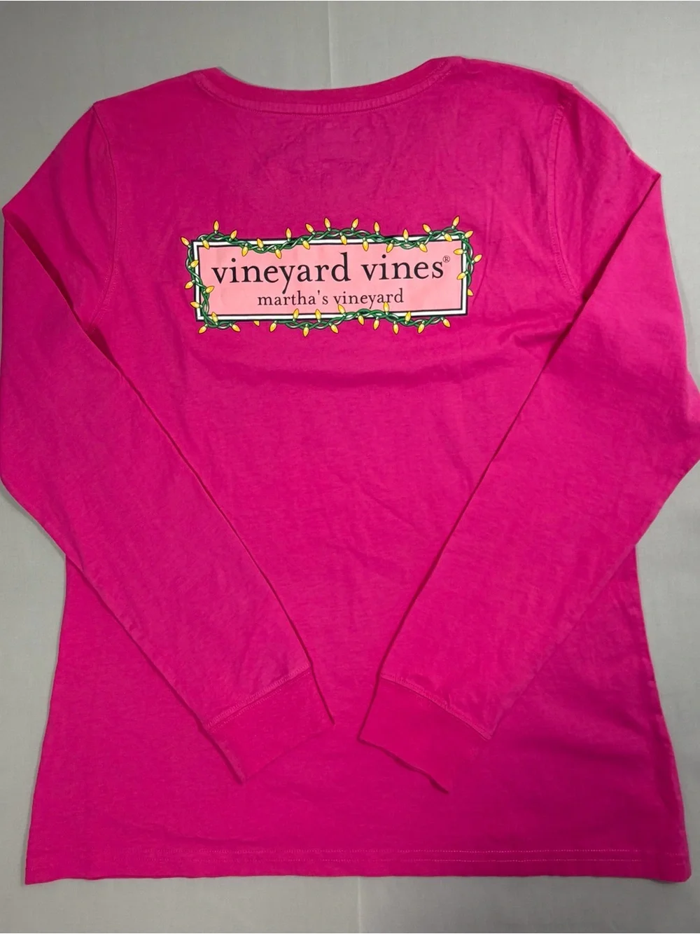 Women’s Vineyard Vines Pink Long Sleeve Shirt Size M - Picture 1 of 6